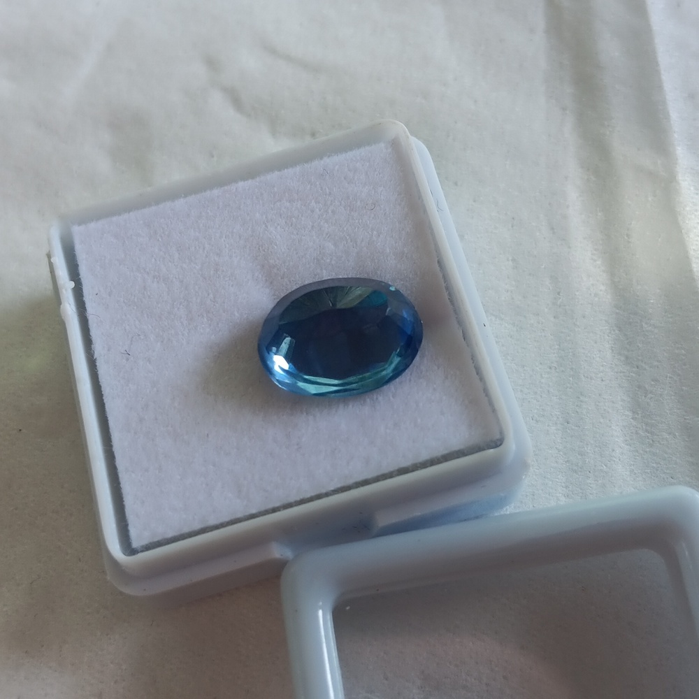 5CT Natural Oval Cut Tanzanite Certified - Picture 5 of 7